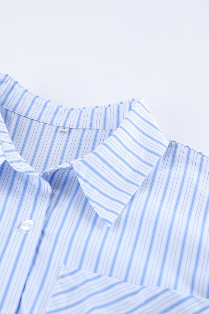 Asymmetric Smocked Ruffle Blouse