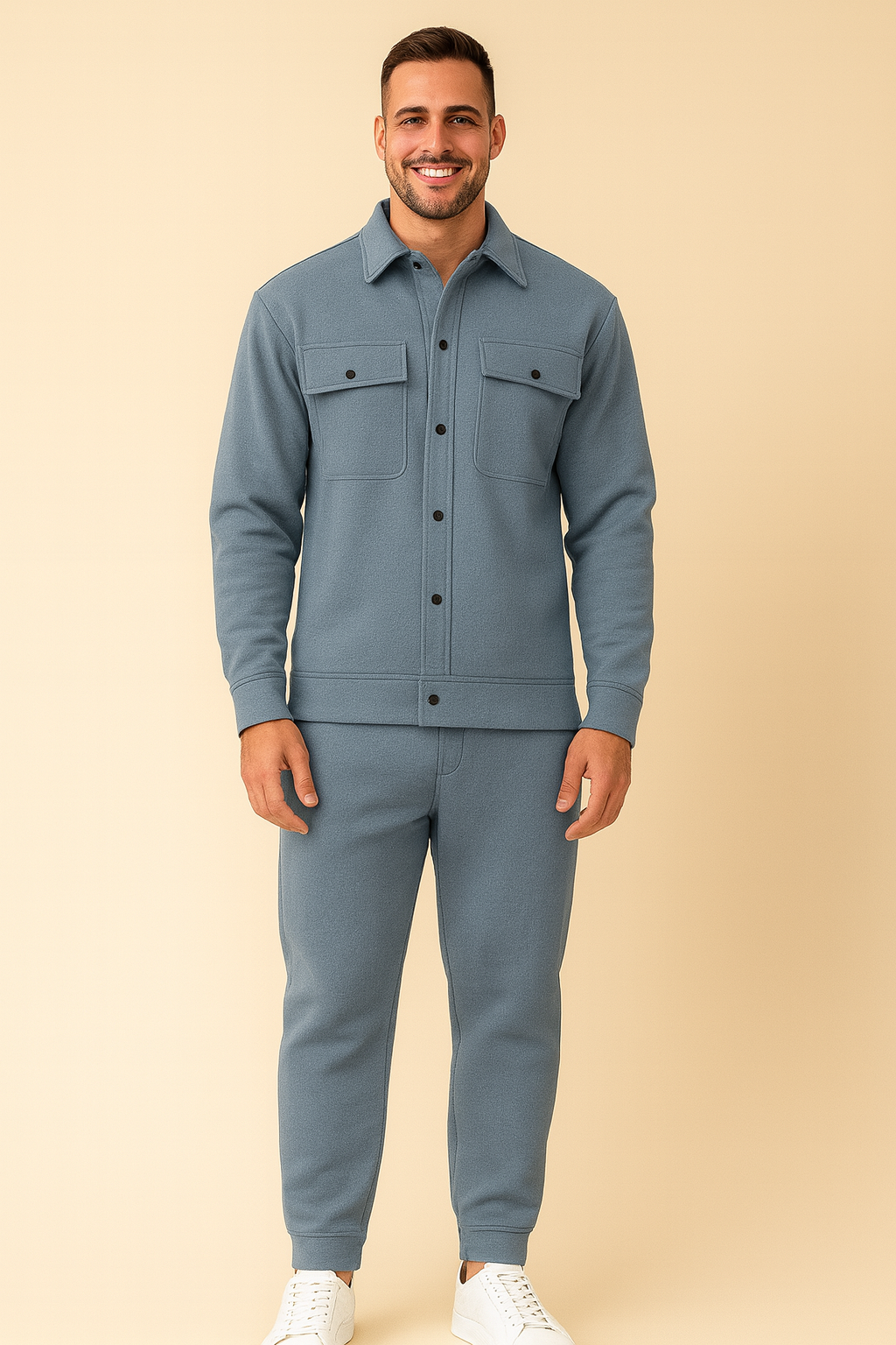 Men's Set Comfortable Stylish Short Set Shirt and Pants