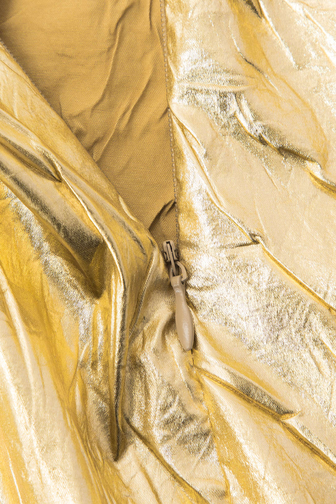 Dames Midi Skirt Gold 6