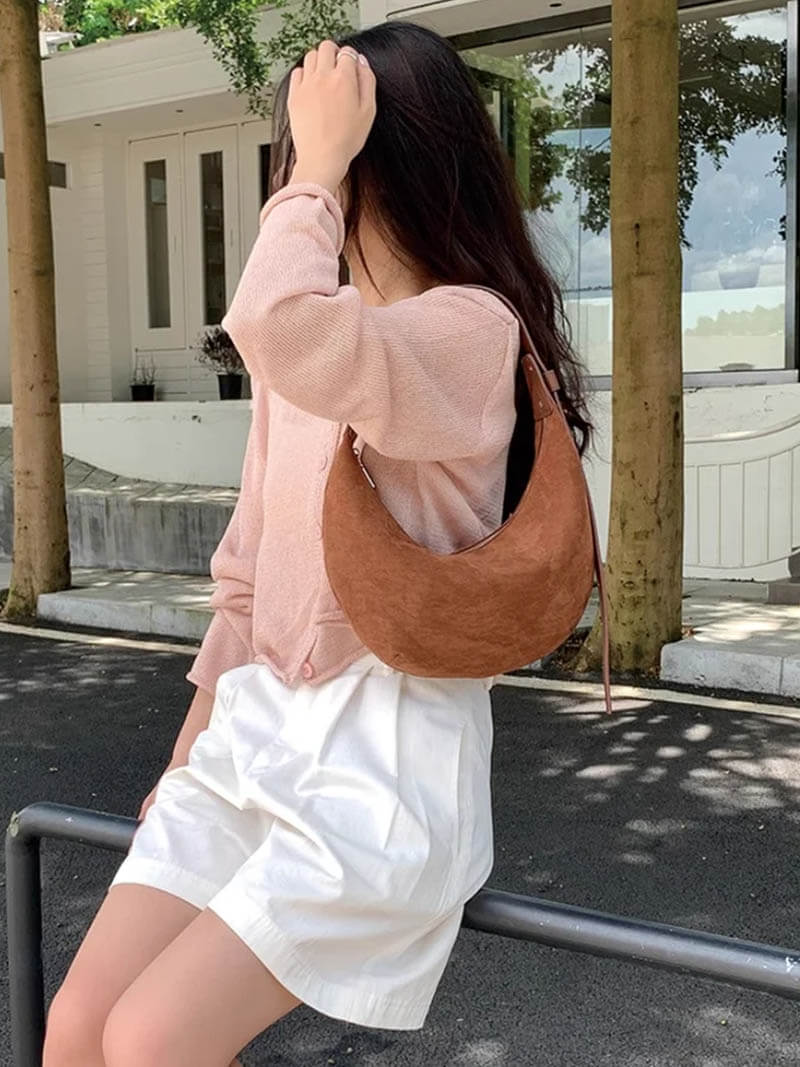 Women's Handbag Crescent Moon 8