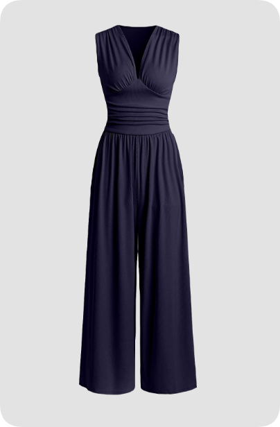 Women’s Sleeveless Jumpsuit – Flattering Fit for Effortless Elegance