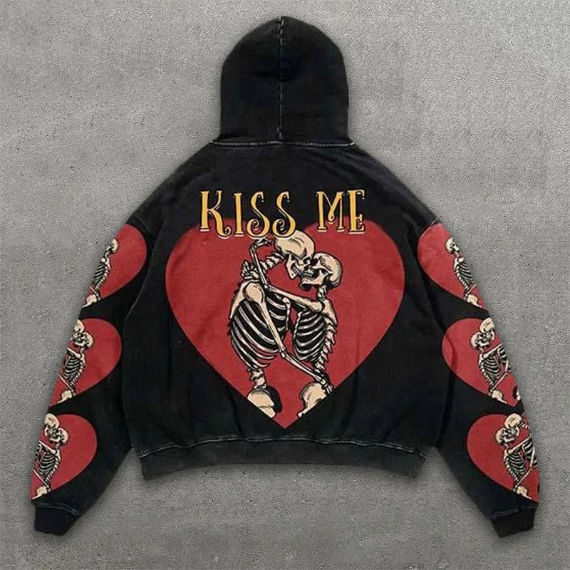 3D Graphic Oversized Hoodie