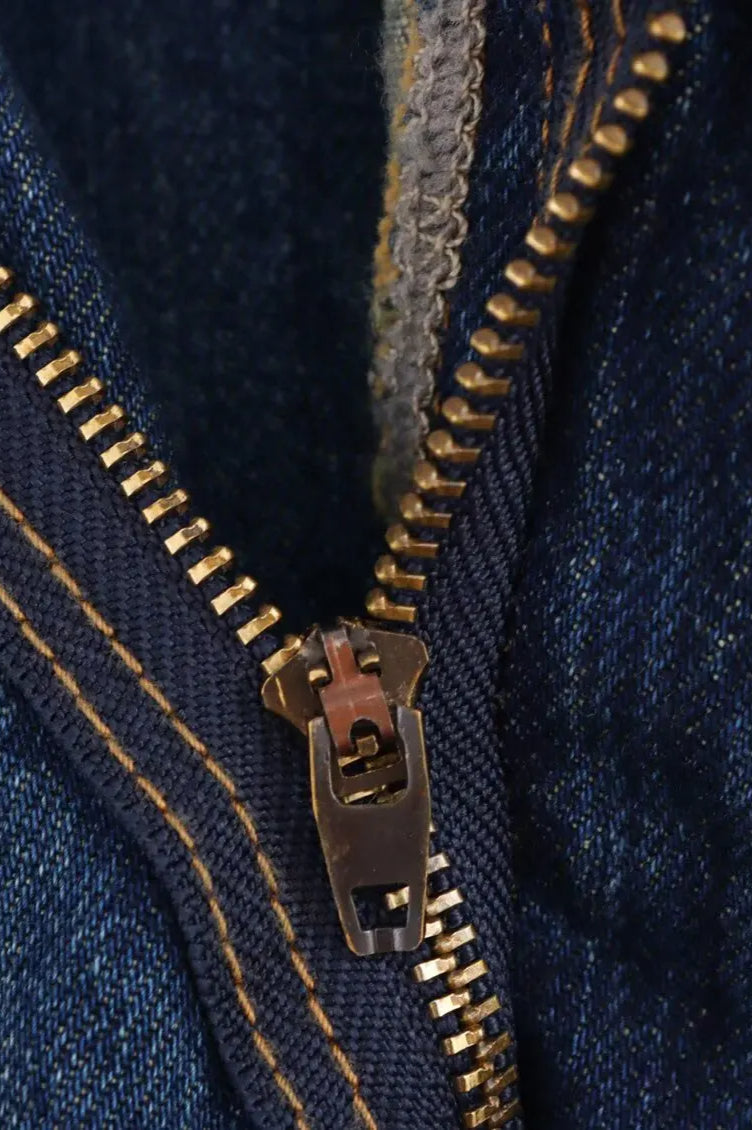 Asymmetric High Waist Straight Jeans