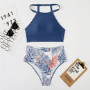 Justina® | High neck bikini top with hot thong