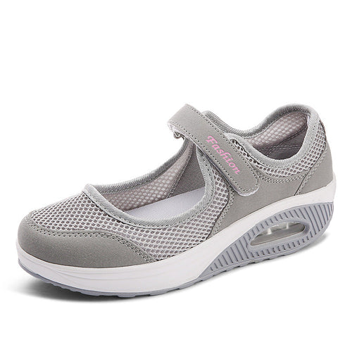 Women's Sporty Everyday Shoes With Velcro Closure – Breathable Comfort Sneakers