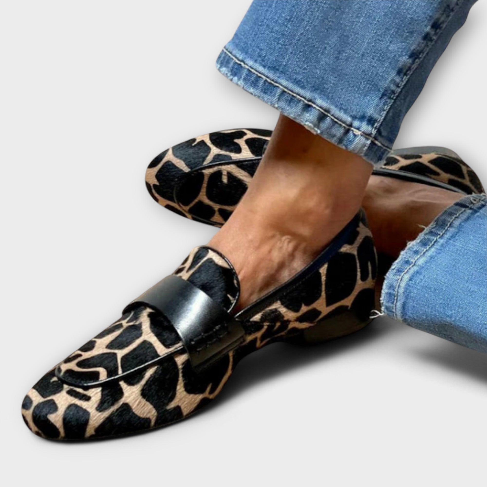 Anna & Rose | Annabel | Leopard Elegance Slippers