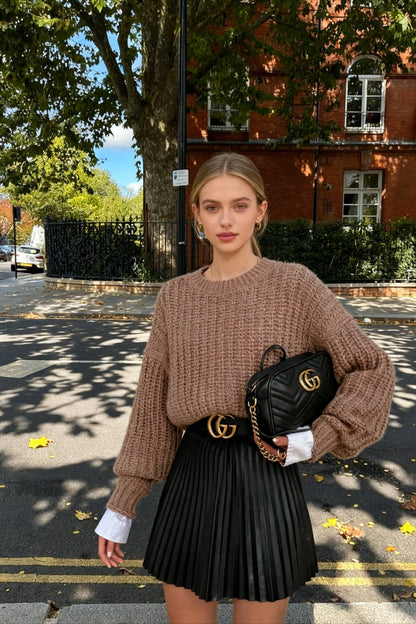 Amy Fashion - Chic High Waisted Sexy A-line Mini Fashion Skirt