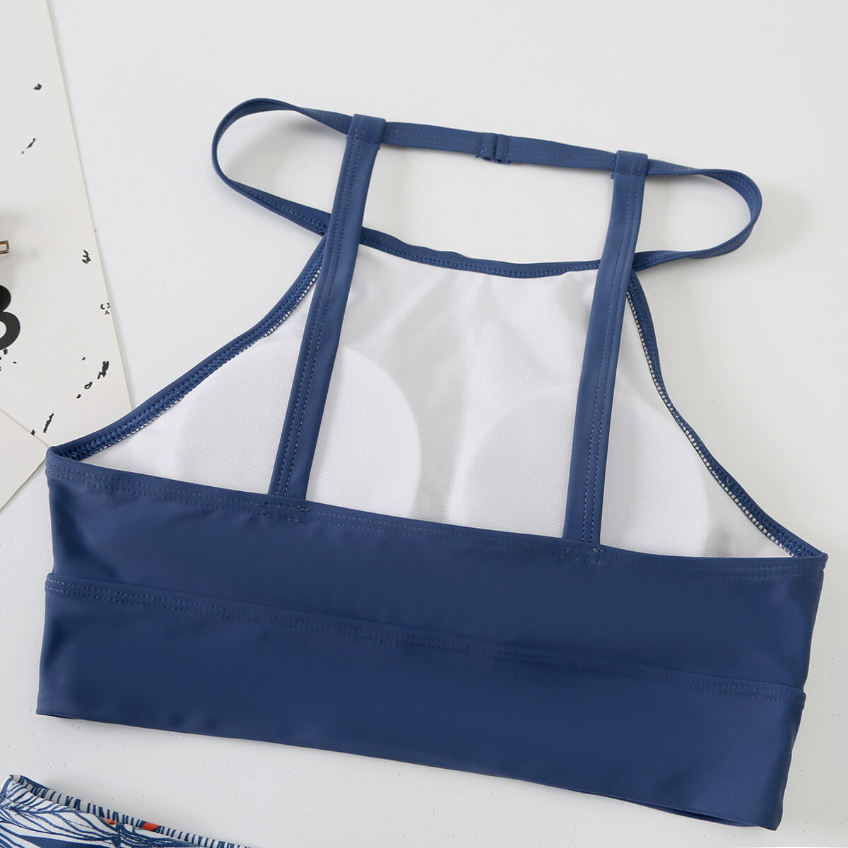 Justina® | High neck bikini top with hot thong