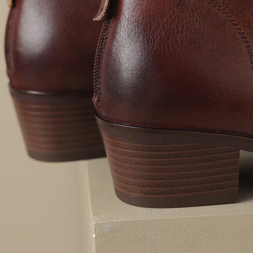 Anna & Rose | Marvella™ | Luxury Low-Heel Ankle Boots