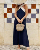 JILLIAN - CROSSOVER LONG DRESS