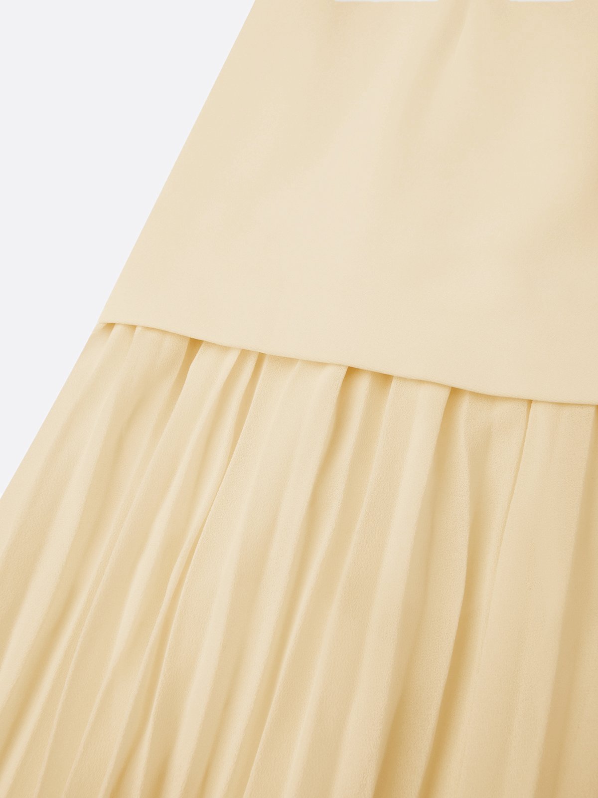 Women's Sleeveless Maxi Dress with Flowing Pleats – Elegant Bridesmaid Gown