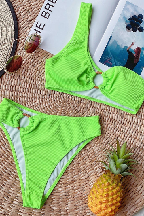 Alba® | Bikini with a strap and a high waist