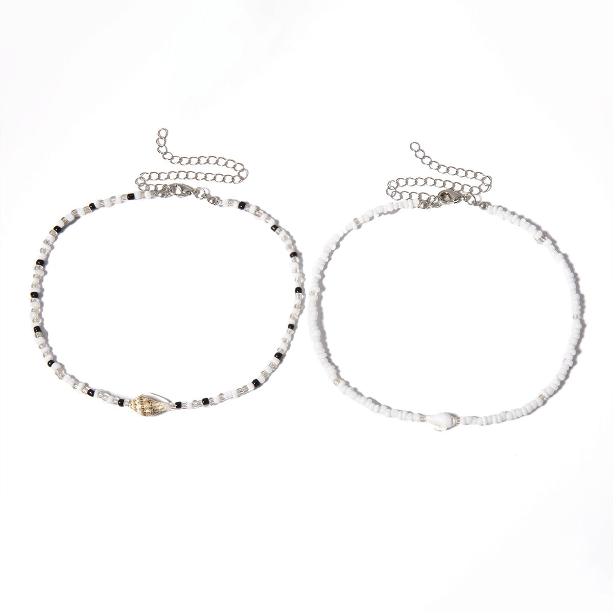 Women's Elegant Mixed Bead And Seashell Multilayer Necklace – Boho Chic Statement Jewelry