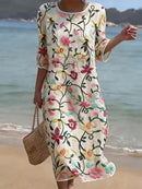 Alicea Elegant Floral Maxi Dress