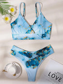 Gloria® | Bikini Elegant Bikini With Marble Print