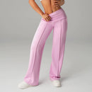 Women's Straight Leg Jogger Trousers – Casual Comfortable Everyday Pants