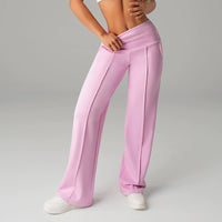 Women's Straight Leg Jogger Trousers – Casual Comfortable Everyday Pants