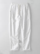Men's Lightweight Summer Two-Piece Set – Breathable Shirt & Casual Trousers