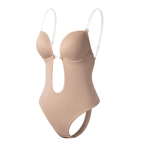 Seamless Womens Backless Body Shaper – Invisible Sculpting Shapewear