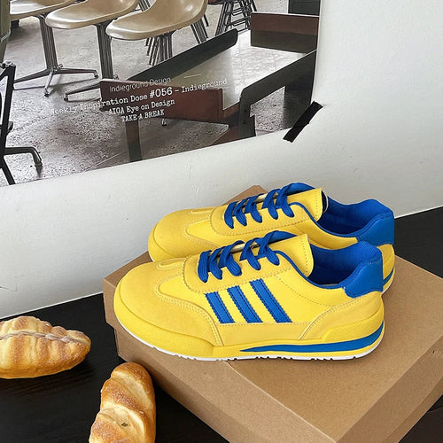 2024 Comfort increase niche retro German training shoes female summer breathable flat shoes sports Forrest Gump shoes