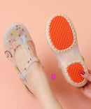 2025 New Summer Print Hollow Out Beach Walking Sandals