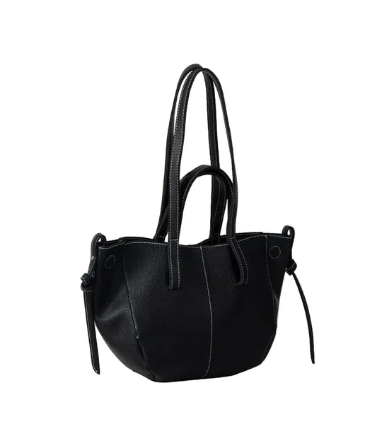 Women’s Vintage Tote Bag – Large Structured Shoulder Tote, Everyday Work Handbag