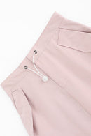 A-Line Gray Vintage Cargo High Slit Skirt