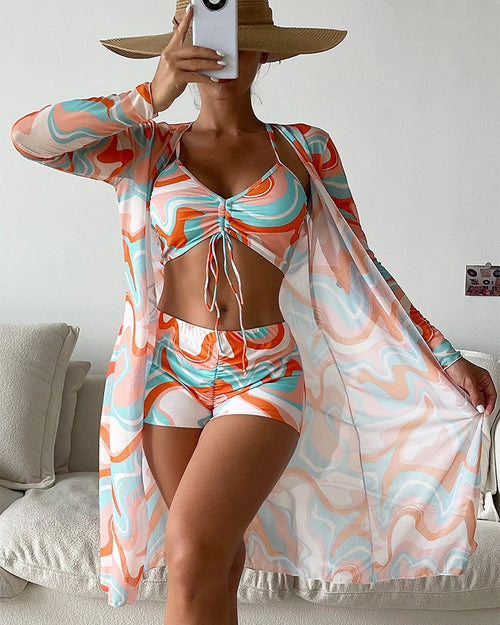Lizette® | Three-Piece Bikini With Print