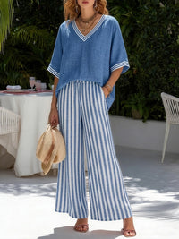 Ursuline Breathable Linen-Blend Two-Piece Set