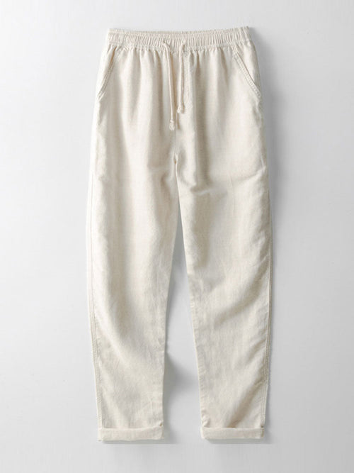 Men's Lightweight Summer Two-Piece Set – Breathable Shirt & Casual Trousers