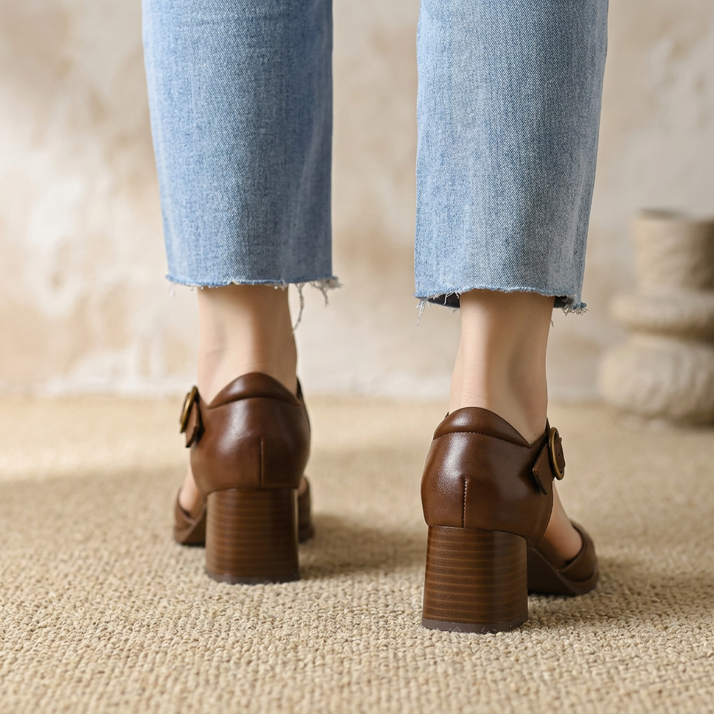 Women's Chiko Mikhaila Square Toe Block Heels – Elegant Comfortable Footwear