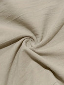 Men's Wide-Leg Linen Trousers – Drawstring Casual Summer Pants