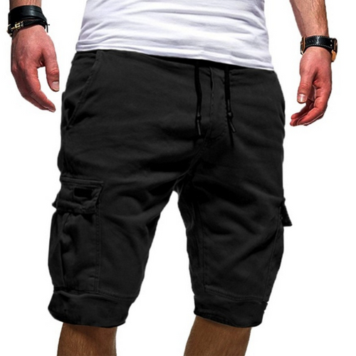 Men's Slim Fit Cargo Shorts With Multi-Pocket Design – Casual Utility Shorts