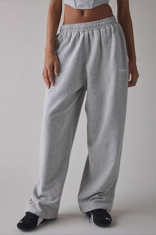 Women's Long Embroidered Relaxed Knit Pants – Effortless Chic Comfort
