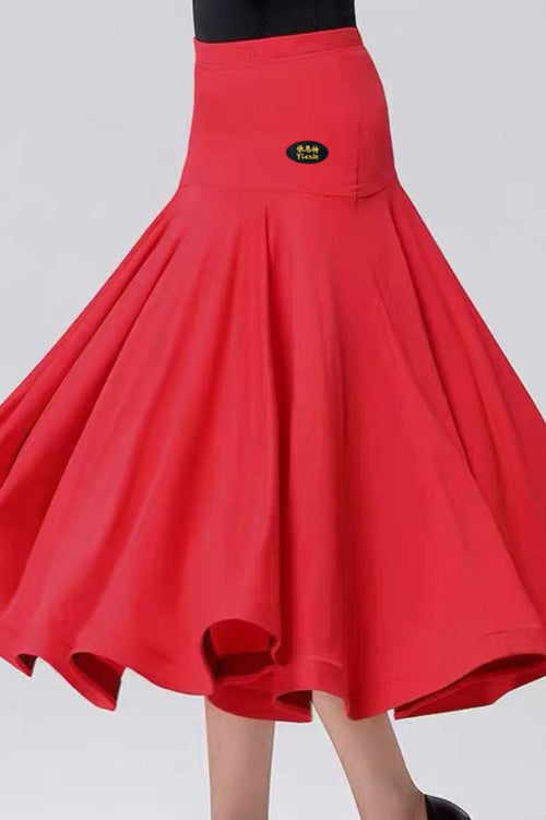 Ballroom Performance Flared Maxi Skirt