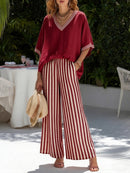 Ursuline Breathable Linen-Blend Two-Piece Set