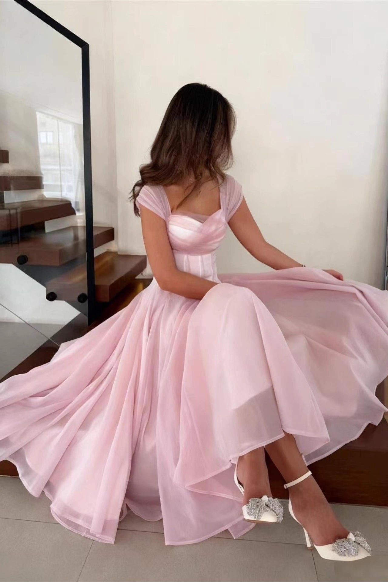 A-Line Sweetheart Neckline Prom Dress