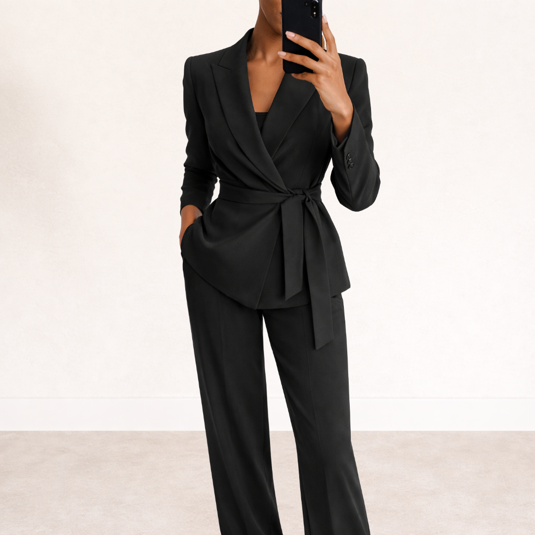 Women's Two-Piece Suit Set In Mint Green Color