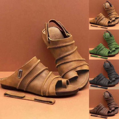 Women's Orthopedic Foot Correction Leather Sandals
