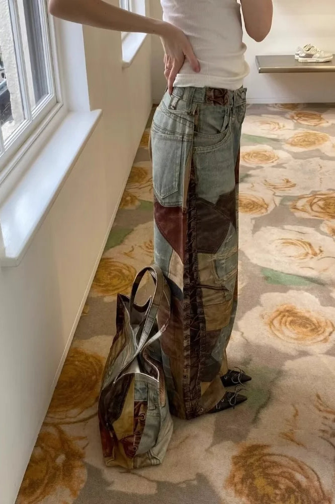 3D Printed Streetwear Baggy Jeans