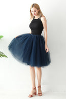 Adult High Waist Tulle Puff Mini Skirt