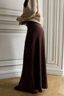 High Waist Satin Bodycon Mermaid Maxi Skirt