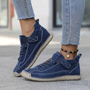 Women's Leather Lace-Up Sneakers – Comfortable Supportive Walking Shoes