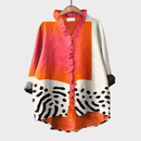 Women's Linen Long Sleeve Summer Blouse – Elegant Lightweight Top