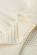 Women's Off Shoulder Fitted Knit Sweater – Slim Fit Pullover