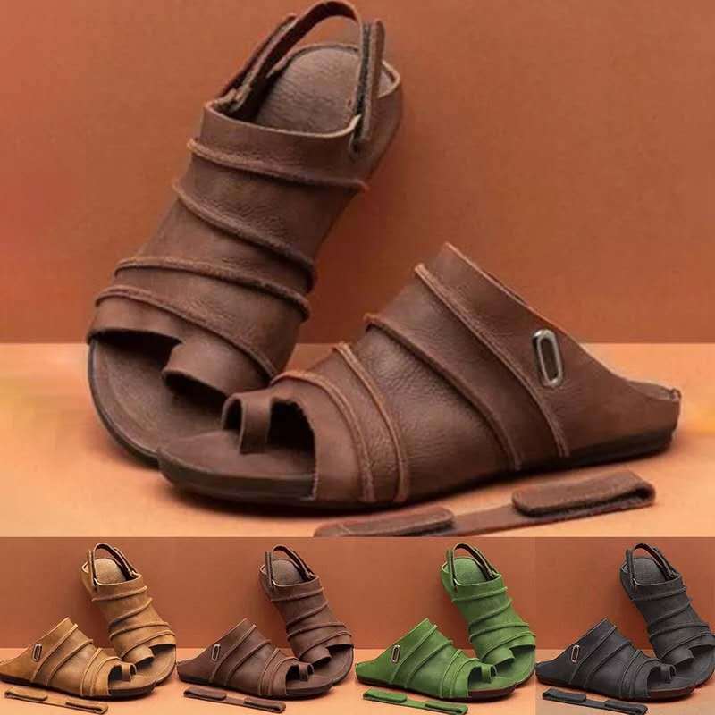 Women's Orthopedic Foot Correction Leather Sandals