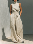 Aurora: Effortless Chic in a Breezy Two-Piece Set for Summer 0