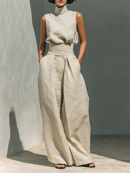Aurora: Effortless Chic in a Breezy Two-Piece Set for Summer 0