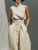 Aurora: Effortless Chic in a Breezy Two-Piece Set for Summer 2