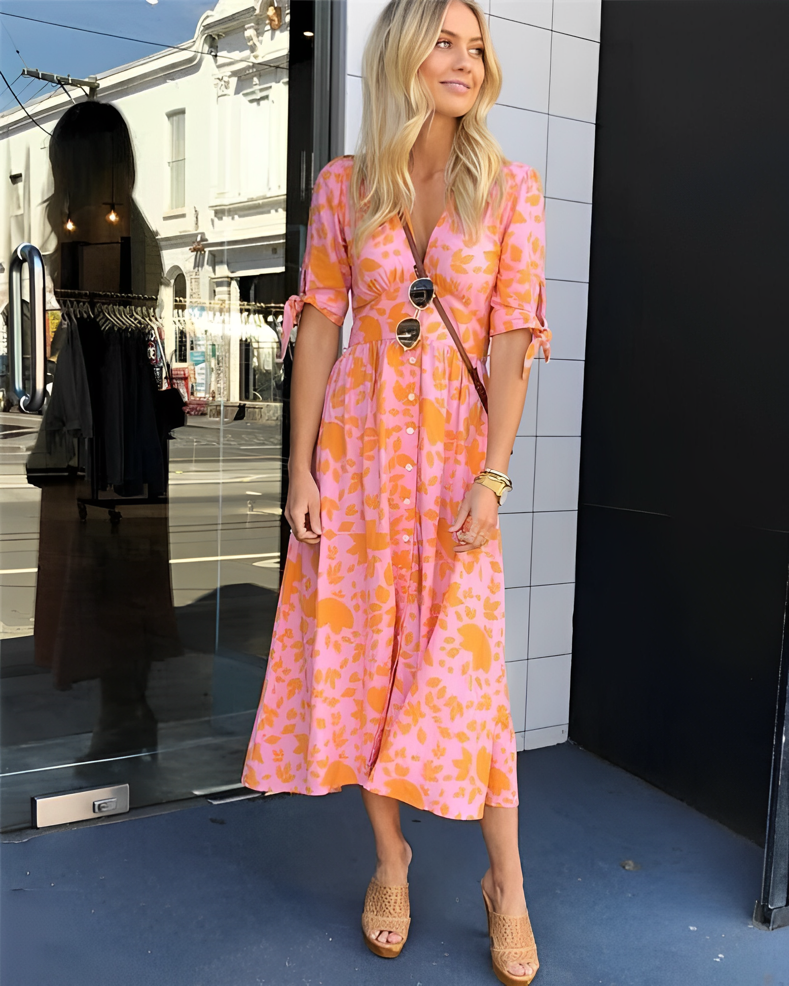 Gigi Stylish Patterned Dress